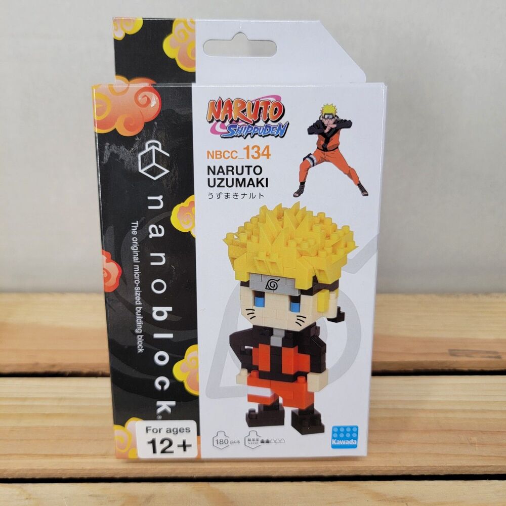 NanoBlock Naruto Shippuden Naruto Uzumaki 180 Pcs Level 2 - SEALED